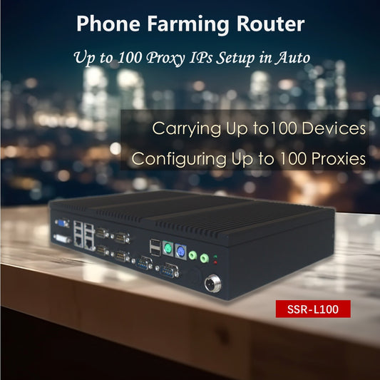 Phone Farming Proxy Router, Auto Setup 100 Proxies