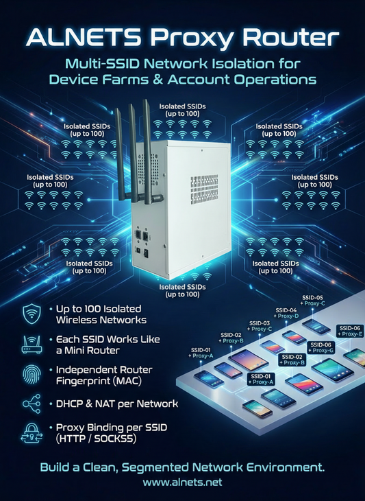 ALNETS Proxy Router: Why It Would Be Needed in Digital Marketing Work?