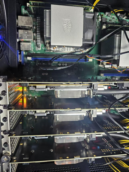 4 x NVIDIA V100 32GB GPUs AI Workstation AW-V128 for More AI Models