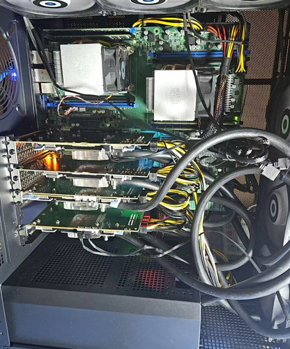 4 x NVIDIA V100 32GB GPUs AI Workstation AW-V128 for More AI Models