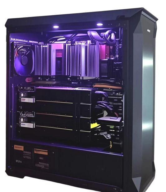 4 x NVIDIA V100 32GB GPUs AI Workstation AW-V128 for More AI Models